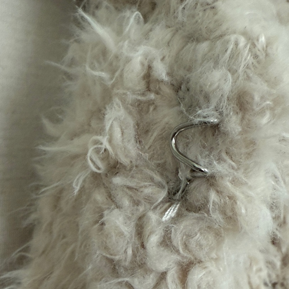 RSQ Cream Teddy Jacket - Picture 5 of 7